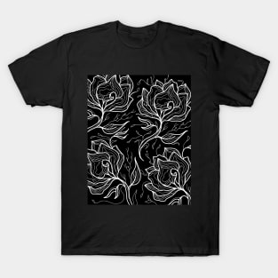 Abstract Geometric floral T-Shirt